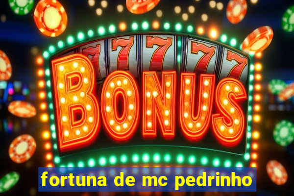 fortuna de mc pedrinho