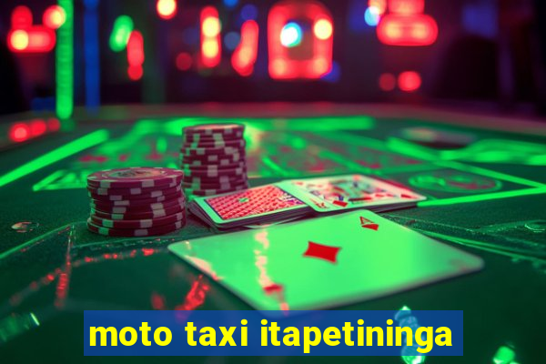 moto taxi itapetininga