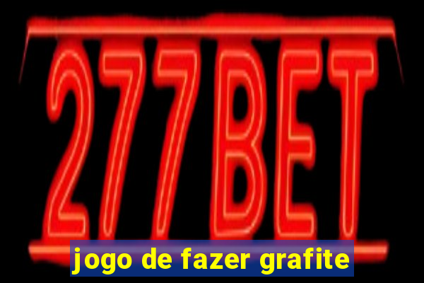 jogo de fazer grafite