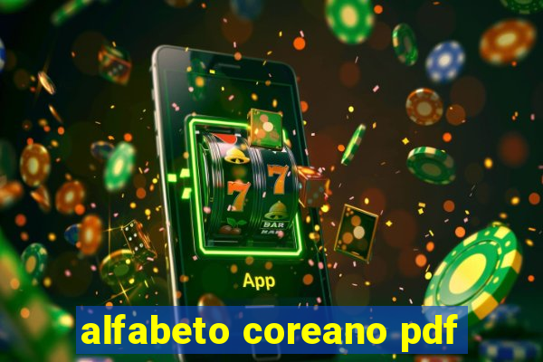 alfabeto coreano pdf