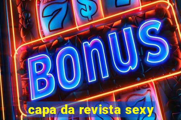 capa da revista sexy