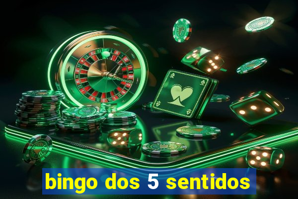 bingo dos 5 sentidos